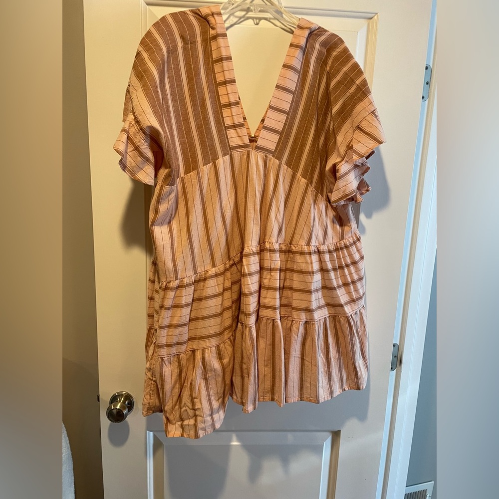 Free people tunic dress- blush